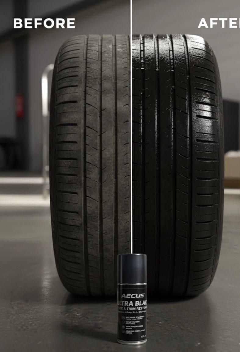 Tyre & Trim Restore Spray Coating 150ml – Shine, Protect & Revive