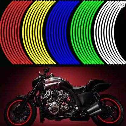 Night Rider Reflective Sticker Set (18 Stripes)