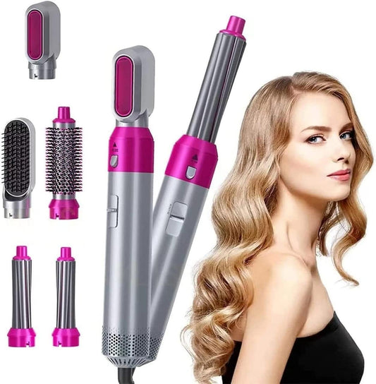 5-in-1 Hair Curler & Straightener