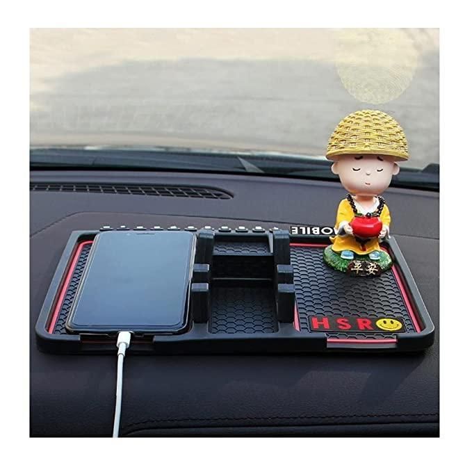 Phone GPS Holder : Anti-Slip Silicone Pad and Car Mobile holder