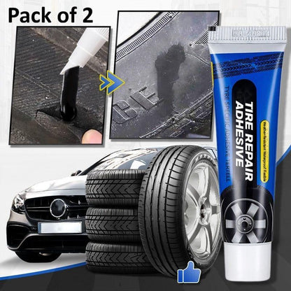 Waterproof Tyre Repair Adhesive (Pack of 2)