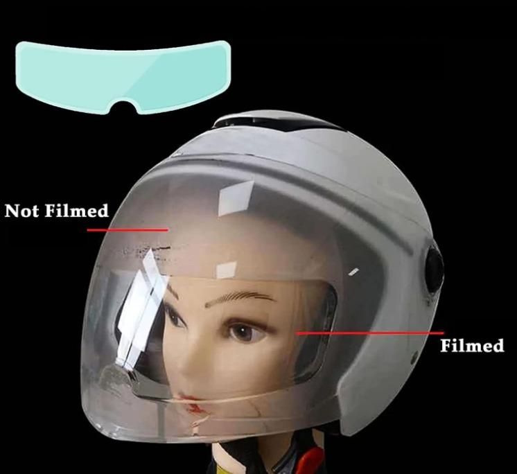 Universal Helmet Shield Anti-Fog Film – Ride Clear, Ride Safe