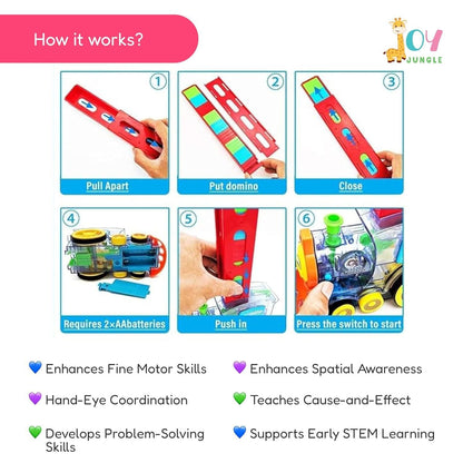 Kids’ Train Domino Playset – Educational & Fun