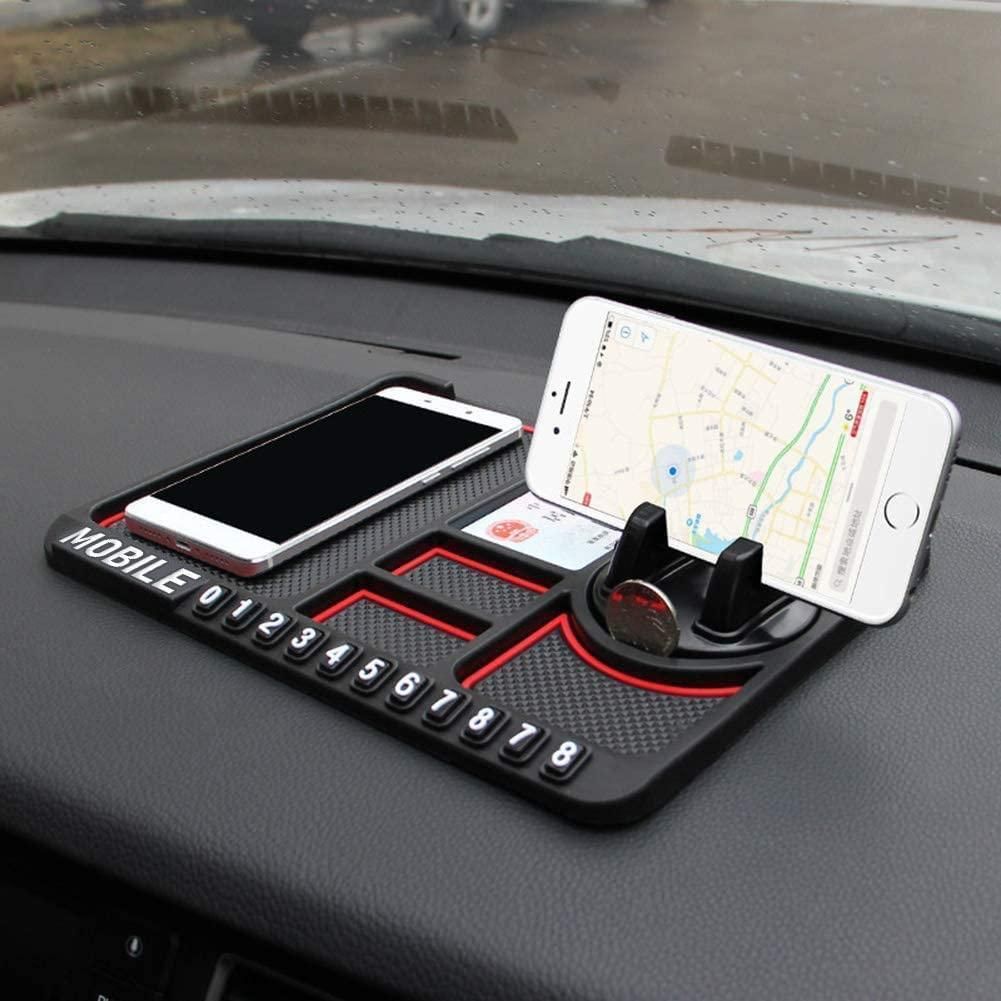 Phone GPS Holder : Anti-Slip Silicone Pad and Car Mobile holder
