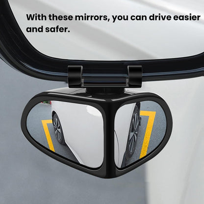 Adjustable Car Auxiliary Rearview Mirror – Enhance Your Driving Safety
