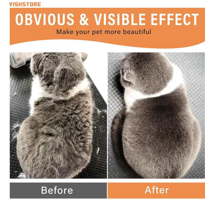 Steam Brush for Dogs & Cats – Gentle Grooming Made Easy!