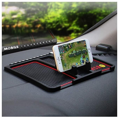 Phone GPS Holder : Anti-Slip Silicone Pad and Car Mobile holder