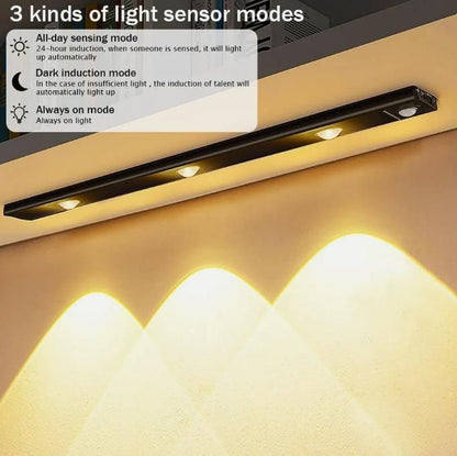 Smart USB Rechargeable PIR Sensor Cabinet Light