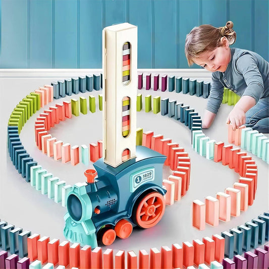 Kids’ Train Domino Playset – Educational & Fun
