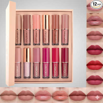 Velvet Matte Liquid Lipstick Set 12Pcs
