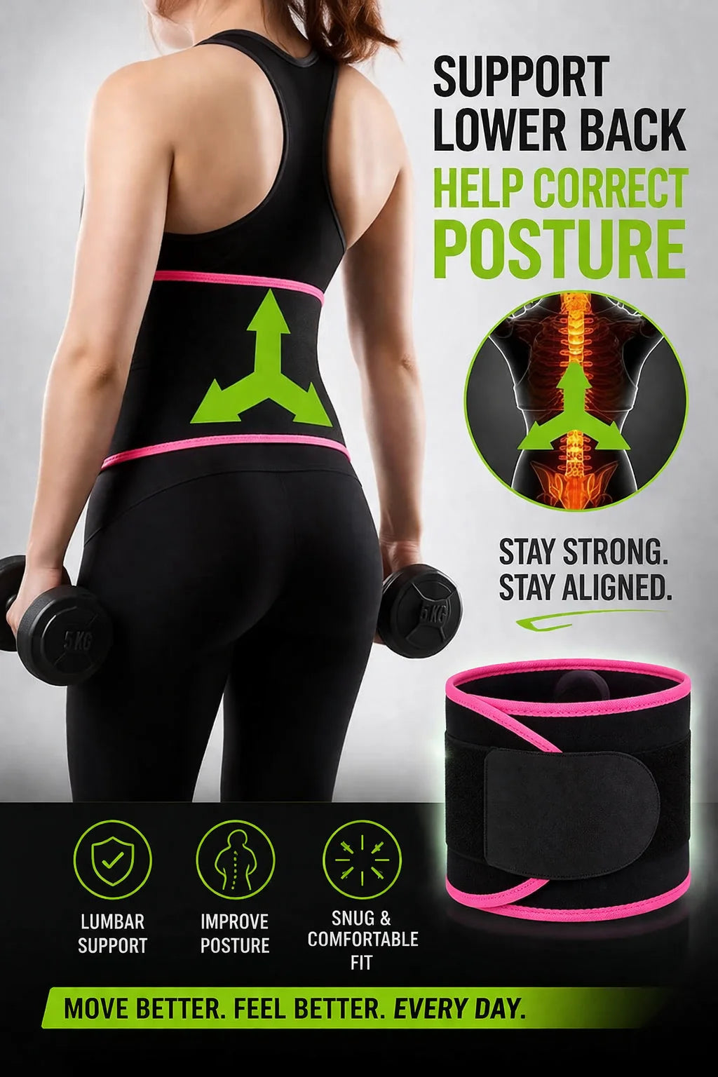 Adjustable Waist Trimmer Belt (unisex)
