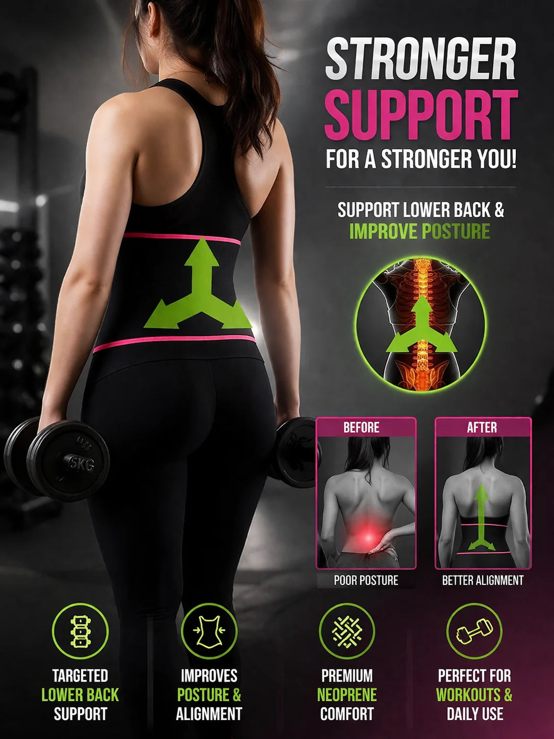 Adjustable Waist Trimmer Belt (unisex)