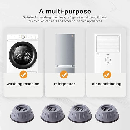 Washing Machine & Refrigerator Footpads (Pack Of 4)